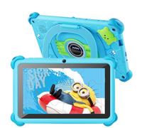 zcobro Tablette Enfant 7 Pouces Android avec WiFi IPS Display, 2 Go RAM, 32 Go ROM, Contrôle Parental, Étui Antichoc, Double Caméra, Éducatif