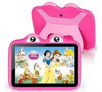 zcobro Tablette pour Enfants 10 Pouces Android Tactile Tablette Enfants avec Case 2+64 Go 5000mAh Widevine L1,WiFi 6 Tablette Bluetooth IPS HD 1280 * 800 Contrôle Parental (Rose)
