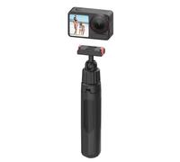 Zcoolo Mini tige d'extension et trépied pour DJI Action 3/4/5 Pro/Osmo 360-360 ° réglable 18,5-40 cm avec adaptateur magnétique à changement rapide