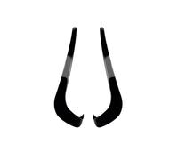 ZCPOPKNHNZ Aileron Pare-Chocs Avant Séparateur Prise d'air Grille Feu Brouillard Garniture pour VW pour Passat B7 2011-2015(Noir Brillant)