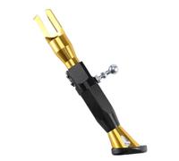 ZCPOPKNHNZ Béquille De Moto Réglable En Hauteur De 22 À 25 Cm Compatible Avec La Plupart Des Modèles De Motos Béquille Latérale(Or)