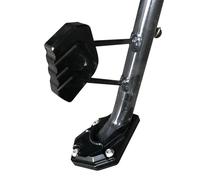 ZCPOPKNHNZ Extension De Béquille Latérale Universelle Pour Moto - Plaque De Support Antidérapante - Base Élargie(Auxiliary block Blac)