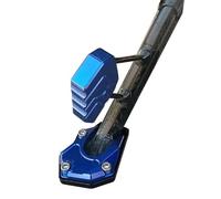 ZCPOPKNHNZ Extension De Béquille Latérale Universelle Pour Moto - Plaque De Support Antidérapante - Base Élargie(Auxiliary block Bule)