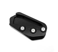 ZCPOPKNHNZ Plaque De Support D'extension De Béquille Latérale De Moto Pour KYMCO CV3 CV 3 2019 2020 2021 2022 2023(NOIR)