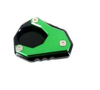 ZCPOPKNHNZ Plaque D'extension De Béquille Latérale De Moto Pour KAWASAKI ZH2 ZH2 Z H2 2019 2020 2021 2022(Vert)