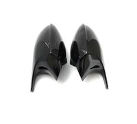 ZCPOPKNHNZ Pour 1 E87 E88 E81 E82 E90 E91 E92 E93 2004-2009 Enjoliveurs De Rétroviseur Extérieur Fibre Carbone Noir Brillant(NOIR)