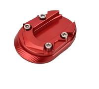 ZCPOPKNHNZ Pour ADV350 ADV 350 2021 2022 2023 Moto CNC Béquille Latérale Plaque Béquille Agrandisseur Support Extension(ROUGE)