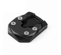 ZCPOPKNHNZ Pour Aprilia Pour SRMAX250 Pour SRMAX300 Moto Béquille Pied Extension Latérale Plaque De Support(NOIR)