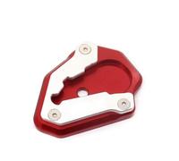 ZCPOPKNHNZ Pour DUCATI 848EVO 848 EVO 1098 1198 Plaque De Support De Béquille De Moto Pied Béquille Latérale Agrandir Le Coussin D'extension(ROUGE)