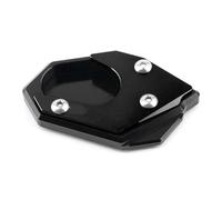 ZCPOPKNHNZ Pour KYMCO Pour XCITING S400 250 400 400i Extension De Béquille Latérale Pour Moto Plaque D'agrandissement Du Coussinet De Pied Latéral(NOIR)