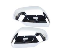 ZCPOPKNHNZ Pour Mitsubishi Pour Triton L200 2019 2020 2021 Couvre Rétroviseur Capuchon Noir Brillant Avec Attache(Argent,1 paire)