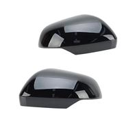 ZCPOPKNHNZ Pour Mitsubishi Pour Triton L200 2019 2020 2021 Couvre Rétroviseur Capuchon Noir Brillant Avec Attache(NOIR,1 paire)