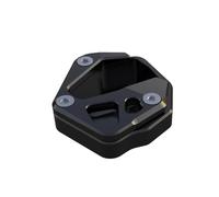 ZCPOPKNHNZ Pour Moto Pour Guzzi V100 V 100 Mandello V100 S 2023 2024 Moto Support De Pied Extension Plaque Béquille Latérale Agrandir Pad(NOIR)