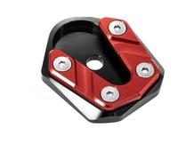 ZCPOPKNHNZ Pour Piaggio Pour VESPA LX Pour Primavera Pour Sprint 125 150 Plaque De Support De Moto Pied Extension De Béquille Latérale(ROUGE)