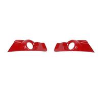 ZCPOPKNHNZ Pour Pour Mustang 2015 2016 2017 Extérieurs ABS Pare-chocs Avant Voiture Feu Antibrouillard Décoration Couverture Garniture Autocollant(ROUGE)