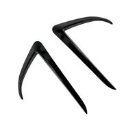 ZCPOPKNHNZ pour Tesla pour Model 3 2017-2023 Spoiler Sourcil Avant Lame Aérodynamique Encadrement Décoratif Feu Anti-Brouillard ABS(Matte Black)