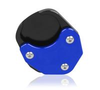ZCPOPKNHNZ Pour Tiger Pour Sport 660 Pour Tiger 660 2022 2023 Moto CNC Pied Béquille Latérale Agrandisseur Plaque De Support Béquille Extension Pad(Bleu)