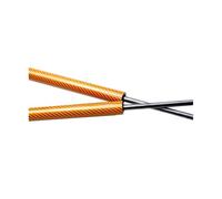 ZCPOPKNHNZ Pour VW Pour Golf Pour Plus 2004-2014 Cofan Modifier Amortisseurs À Gaz Chocs Tige De Prop Piston Supports Levage(Orange carbon fiber)