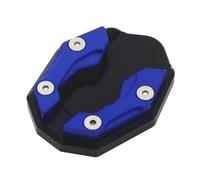 ZCPOPKNHNZ Pour YAMAHA MT-15 M-SLAZ Plaque D'extension De Béquille Latérale De Moto Plaque D'agrandissement(Bleu)