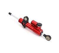 ZCPOPKNHNZ Stabilisateur D'amortisseur Direction Réglable Universel Moto Compatible Avec Pour CBR600RR CB1000R CB650F(ROUGE)