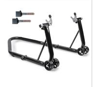 ZCPOPKNHNZ Support De Roue Arrière Universel Pour Moto Paddock Support De Roue Support De Levage Support Auxiliaire De Remplacement(Rear black stand)