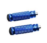 ZCPOPKNHNZ Une Paire De Reposes-pieds Arrière En Aluminium Pour Moto Repose-pieds Pédales Pour Yamaha M8 Modification Moto Accessoires(Bleu)