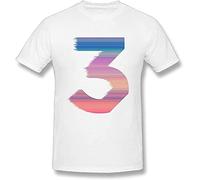 ZCSDWC Edongquwe Mens Classic Tshirts Chance The Rapper Cool Concert Design White (X-Large)