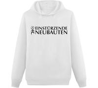 ZCSDWC Einsturzende Neubauten Mens White Hoodie Graphic Sweatshirt(Medium)