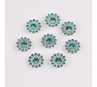 ZCSJD Lot de 1 000 strass ronds à coudre en forme de tournesol pour travaux manuels, bijoux, vêtements, chaussures et vêtements 14 mm