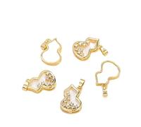 ZCSJD Lot de 10/20/30 breloques géométriques en alliage de 8 à 29 mm pour la fabrication de bijoux, strass étincelants, breloques en cristal pour bracelets, colliers