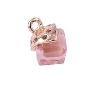 ZCSJD Lot de 30/60/90 breloques en forme de goutte d'eau en alliage étincelant pour la fabrication de bijoux, bracelets, boucles d'oreilles et loisirs créatifs - 10 x 12 mm
