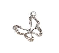 ZCSJD Lot de 50/100/150 breloques insectes volants de 15 à 19 mm en alliage et strass pour la fabrication de bracelets, colliers, loisirs créatifs, projets de bijoux
