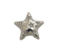 ZCSLD 12 Boutons métalliques étoiles 17/22 mm, Boutons de Remplacement Vintage, faciles à Coudre, durables pour l'amélioration des vêtements, Les travaux manuels