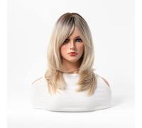 ZCSLD 40CM Black Brown Wigs For Women Hair Girls Hair Accessories On Daily Party Travel Parties Carnival