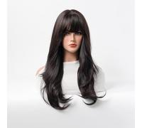 ZCSLD 60-70CM Light Purple/Black Brown Wigs For Women Curly Girls Hair Accessories On Daily Party Travel Parties Carnival