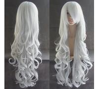 ZCSLD 80CM Blue/Red Color Gradient Wigs, Synthetic Wigs Wigs For Women Curly Girls Hair Accessories On Daily Party
