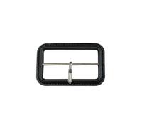 ZCSLD Kit de boucle de ceinture en cuir véritable recouvert, boucles à glissière intérieure de 60 mm, fermoir de remplacement pour sangle de sac à dos, colliers pour animaux de compagnie, couture et