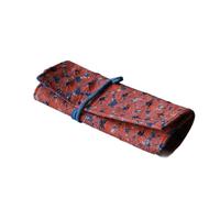 ZCSLD Lot de 12 sacs en tissu teints à la main avec cordon de serrage et compartiments 23 cm