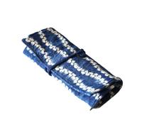 ZCSLD Lot de 12 sacs en tissu teints à la main avec cordon de serrage et compartiments 23 cm