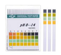 ZCSOWE Bandelettes de Test pH 100 pièces Papier Test Tournesol Plage de Mesure 0-14 Papier indicateur Universel Test d'acide pour Aquariums contrôlez Votre équilibre Acido-Basique Via la salive