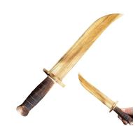 ZCSXK Accessoire de Costume,Accessoire en Bois Réaliste et Drôle pour Farces, d'Anime Jouet de Déguisement Enfant - pour Le Théâtre, Halloween, La Scène, Les Événements, Les Déguisements, Les Fête