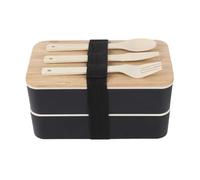 ZCSXK Boîtes Repas Pour Adultes - Boîte Empilable Double Couche Étanche À L'Air | Contenants De Préparation Alimentaire Avec Couvercle,Travail Pique-nique Randonnée École Hommes Femmes Étudiants