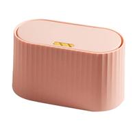 ZCSXK Bureau | Poubelle Minuscule 2 L avec Couvercle Type Presse,Fournitures Chambre pour Salle Bain, Cuisine, Salle d'artisanat, Bureau, Dessus vanité