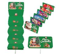 ZCSXK Christmas Money Holders for Cash | Fournitures de fête - Porte-Argent de Noël avec 10 Compartiments | Wife Husband Son Daughter Family Friends