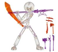 ZCSXK Figurines d'action Anime | Statue À Articulations Mobiles | avec 7 Outils De Combat À Assembler Figurine De Bureau - Cadeau Fan Enfant Ado Chambre Bibliothèque Dortoir Salle Jeux