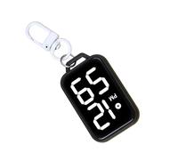 ZCSXK Montre de Poche Numérique,Mini Montre Précise - Porte-Clés Mode Silencieux,pour Adultes Adolescents Enseignants Bibliophiles Trajets Quotidiens Réunions