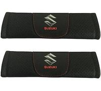 ZcwQfYA 2 Pièces Voiture Protège-Ceintures pour Suzuki Ignis jimny Vitara Swift,Protège Ceinture Sécurité Amovible Antidérapant IntéRieur Accessoires