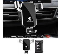 ZcwQfYA Voiture Support Téléphone pour Peugeot 5008 2016 2017 2018 2019 2020 2021 2022 2023 2024,Réglable Support de téléphone Portable Rotatif à 360° TéLéphone Accessoires