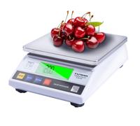 ZCXBHD Haute Précision Balance de Cuisine Acier Inoxydable Balances Cuisine Professionnelle avec Écran LCD Rétroéclairé Numérique Balance Cuisson g/kg/CT/oz/TL/DWT / 6 Unités PCS et Tare Fonction