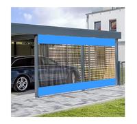 ZCXMNL Bâche imperméable transparente pour extérieur, rideaux latéraux de tente, pare-brise en plastique, protection contre les intempéries avec œillets antirouille et crochet pour pergola, porche